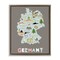 Stupell Industries Kid's Map of Germany Floating Frame, design by Carla Daly